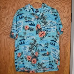 George Hawaiian button up